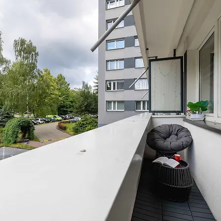 Piastow Comfy With Balcony & Office In By Renters Apartament
